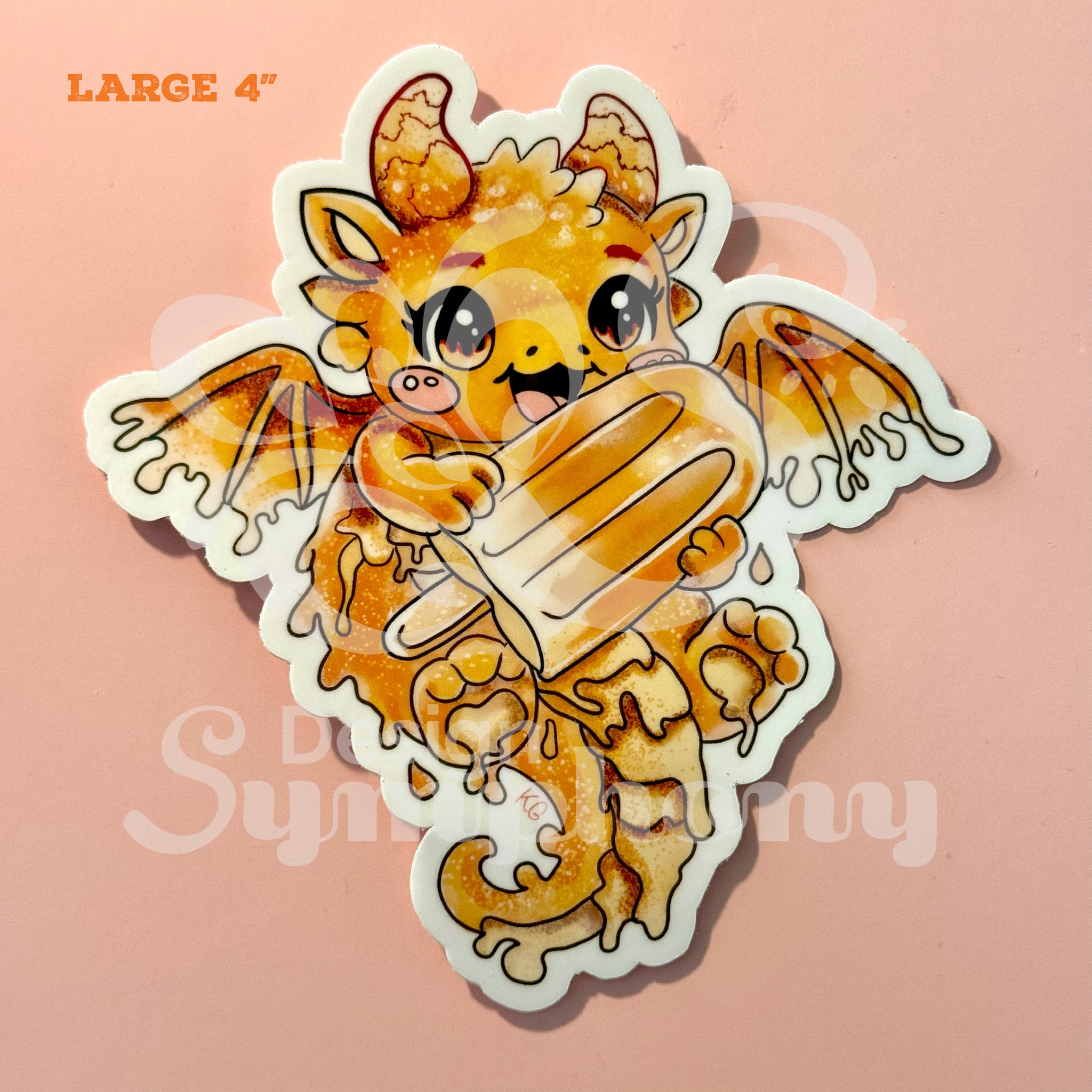 Sheri-sicle Vinyl Sticker | Popsicle Snack Dragon Sticker